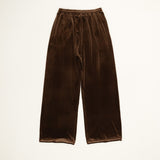 Original Velour Easy Pants / Dark Brown