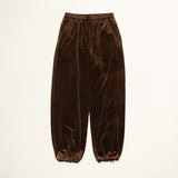 Original Velour Easy Pants / Dark Brown