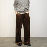 Original Velour Easy Pants / Dark Brown