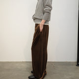 Original Velour Easy Pants / Dark Brown