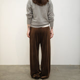 Original Velour Easy Pants / Dark Brown