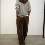 Original Velour Easy Pants / Dark Brown