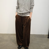 Original Velour Easy Pants / Dark Brown