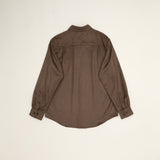 Original Faux Suede Shirt / Dark Brown
