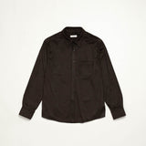 Original Faux Suede Shirt / Dark Brown