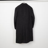 Wool Cashmere Oversized Coat Charcoal Grey