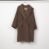 Wool Cashmere Hooded Coat