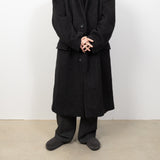 Wool Cashmere Oversized Coat Charcoal Grey