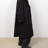 Wool Cashmere Oversized Coat Charcoal Grey