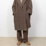 Wool Cashmere Hooded Coat