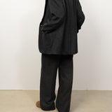 Wool Camel Jacket Charcoal Grey