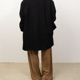 J.CREW Wool Medium Coat Black