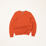 Cashmere V Neck Knit Orange