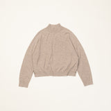 Cashmere High Neck Knit Greige