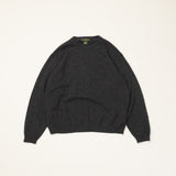 Cashmere Crew Neck Knit Charcoal Grey