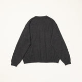 Cashmere Crew Neck Knit Charcoal Grey