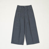 Original Wool Tuck Wide Pants / Grey