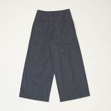 Original Wool Tuck Wide Pants / Grey