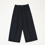 Original Wool Tuck Wide Pants / Black