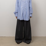 Original Tuck Wide Pants / Grey