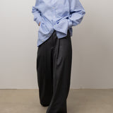 Original Tuck Wide Pants / Grey