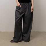 Original Tuck Wide Pants / Grey