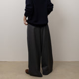 Original Tuck Wide Pants / Grey