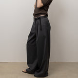 Original Tuck Wide Pants / Grey
