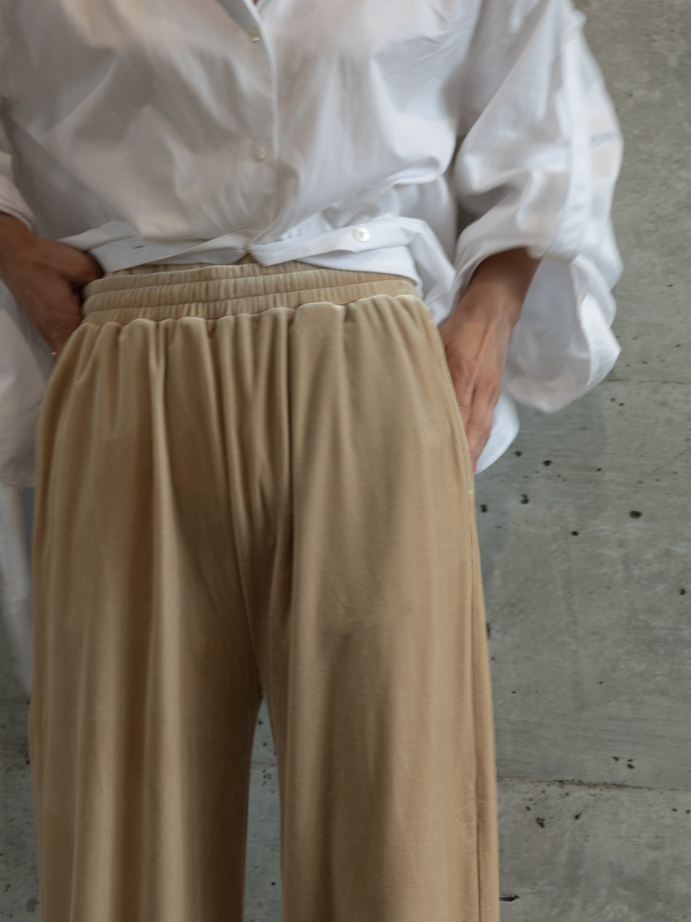 Original Velour 2way Easy Pants / Beige – OOTHO
