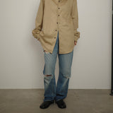 Original Faux Suede Shirt / Sand