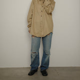 Original Faux Suede Shirt / Sand