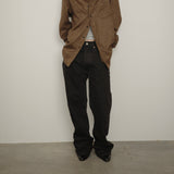 Original Faux Suede Shirt / Dark Brown