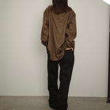 Original Faux Suede Shirt / Dark Brown