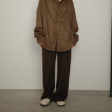 Original Faux Suede Shirt / Dark Brown