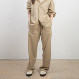 Original Wool Drawstring Pants / Sand Beige