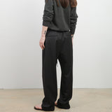 Original Wool Drawstring Pants /Black