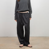 Original Wool Drawstring Pants /Black