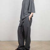 Original Wool Drawstring Pants / Grey