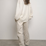 Original Silk Cotton Knit Long Sleeve Tee / Off White