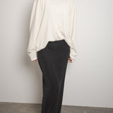 Original Silk Cotton Knit Long Sleeve Tee / Off White