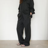 Original Wool Drawstring Pants /Black