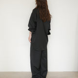 Original Wool Drawstring Pants /Black