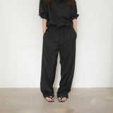 Original Wool Drawstring Pants /Black