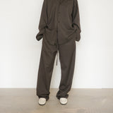 Original Wool Drawstring Pants / Olive Brown