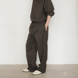 Original Wool Drawstring Pants / Olive Brown