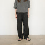 Original Wool Drawstring Pants /Black