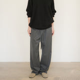 Original Wool Drawstring Pants / Grey