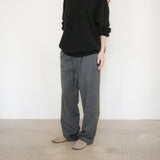 Original Wool Drawstring Pants / Grey