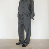 Original Wool Drawstring Pants / Grey