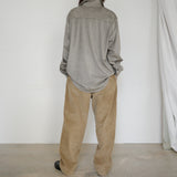 Original Faux Suede Shirt / Grey